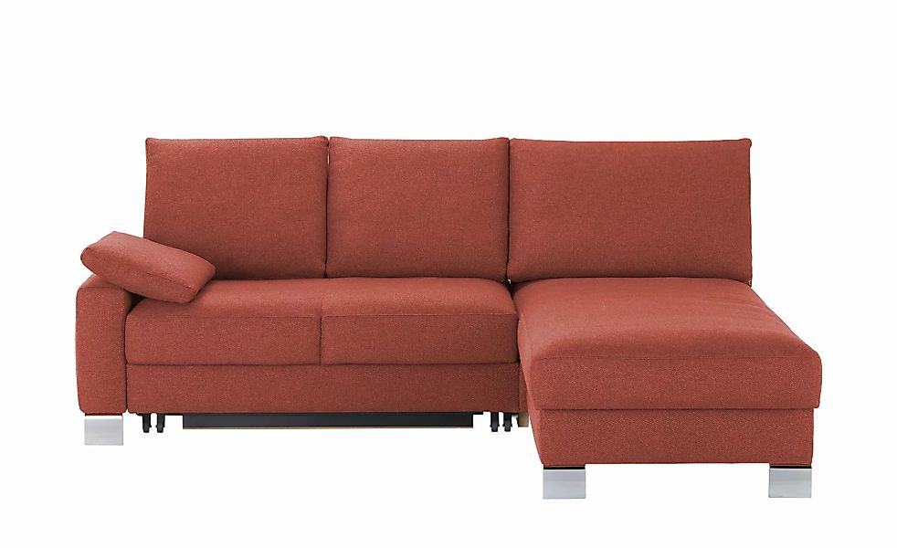 Ecksofa  Fürth ¦ rot ¦ Maße (cm): B: 218 H: 90 T: 180.0 Polstermöbel > Sofa günstig online kaufen