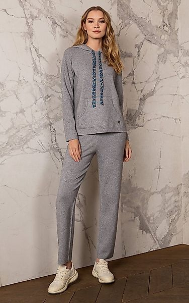 Passioni Strickhose mit seitlichen Leo-Streifen günstig online kaufen