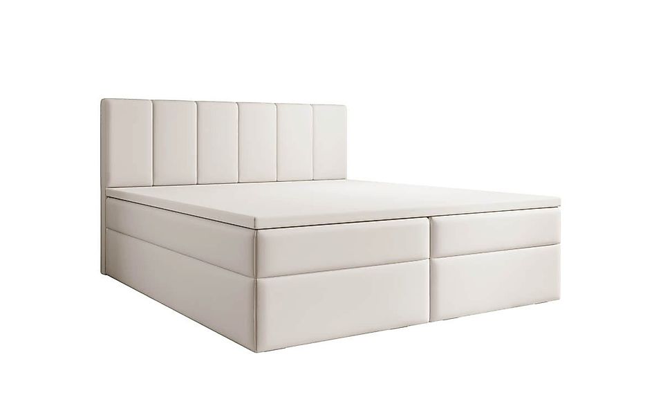 Luxusbetten24 Boxspringbett Aurelia Kunstleder, mit Stauraum günstig online kaufen