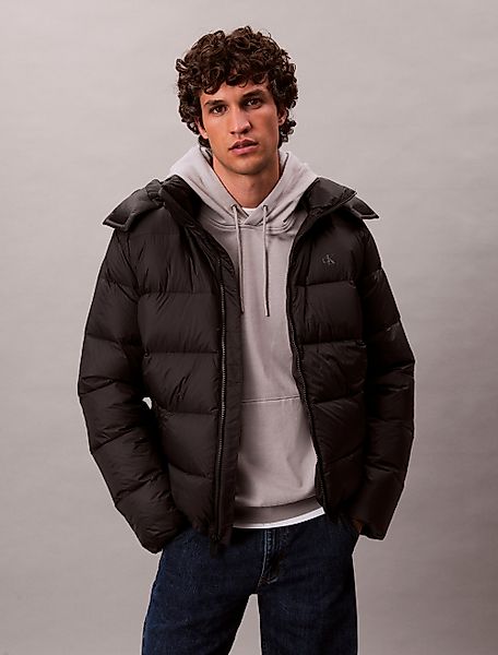 Calvin Klein Jeans Steppmantel "LS NYLN ZP OFF HD DW", Mit Rundhalsausschni günstig online kaufen