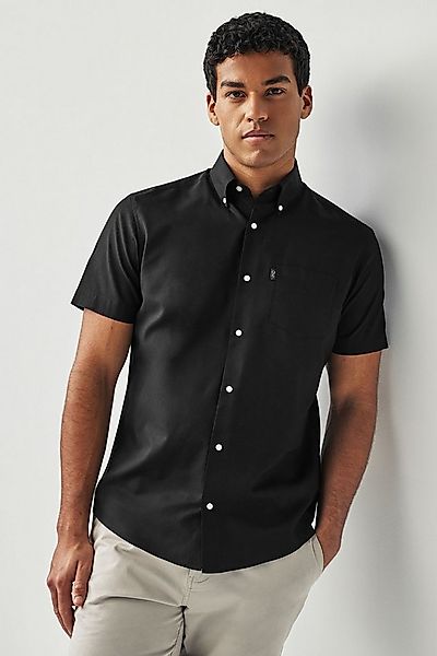 Next Kurzarmhemd Bügelleichtes Button-down-Oxfordhemd, Kurzarm (1-tlg) günstig online kaufen