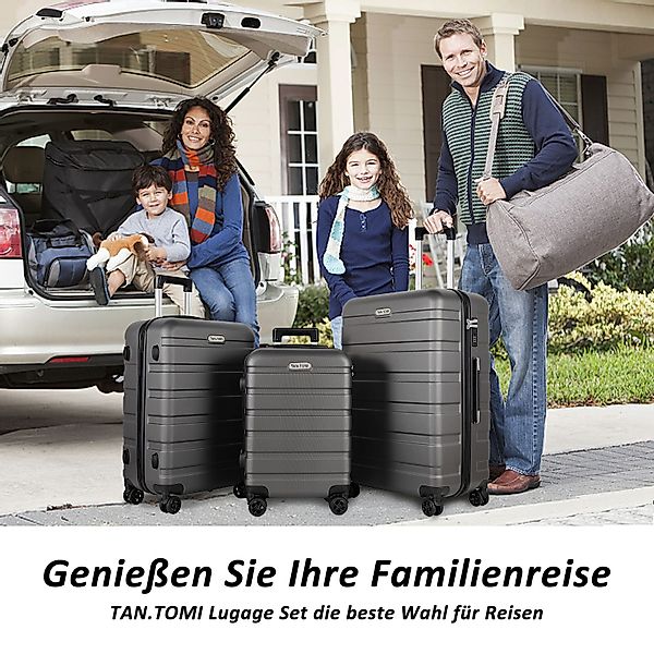 TAN.TOMI Handgepäckkoffer Koffer Hartschale Leicht Reisekoffer günstig online kaufen