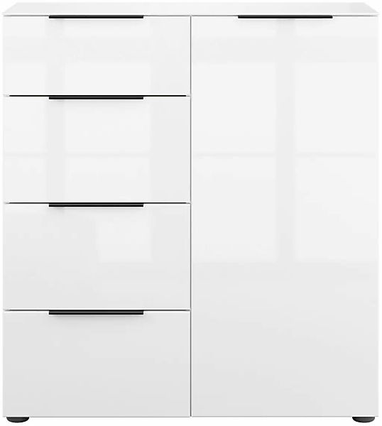 Manjana Möbel Kommode "Kommode mit Chrom oder Schwarz matten Metallgriffen" günstig online kaufen