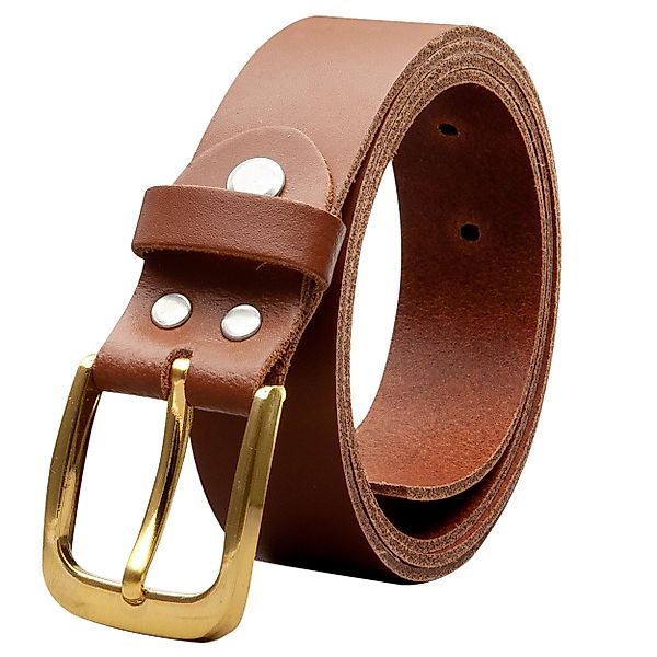 COLOGNEBELT Ledergürtel OM316-SL-Hellbraun MADE IN GERMANY, günstig online kaufen