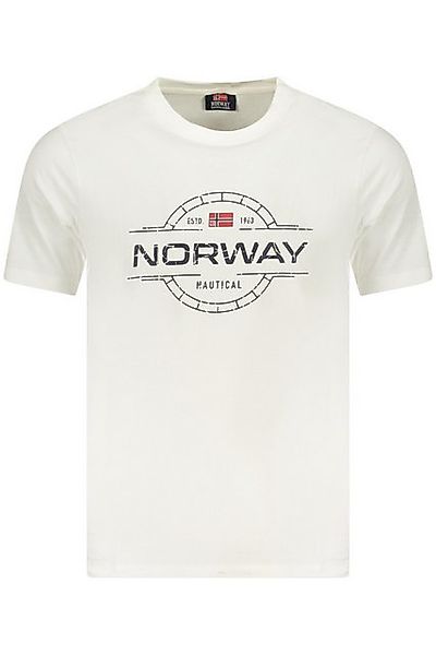 NORWAY 1963 T-Shirt Herren Weißes Kurzarm-T-Shirt mit Print und günstig online kaufen