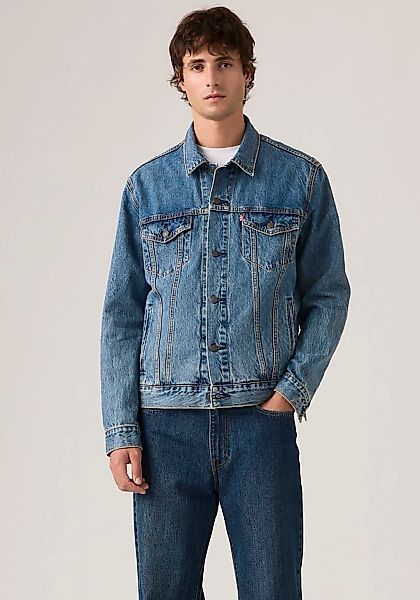 Levis Jeansjacke "VINTAGE FIT TRUCKER JKT" ohne Kapuze mit Knopfleiste günstig online kaufen