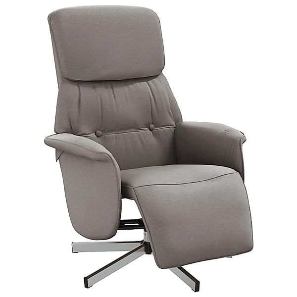 vidaXL Relaxsessel mit Fußteil Taupe Stoff 356662 günstig online kaufen