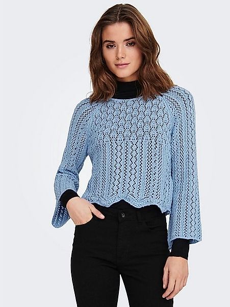 ONLY Strickpullover Nola (1-tlg) Lochmuster günstig online kaufen