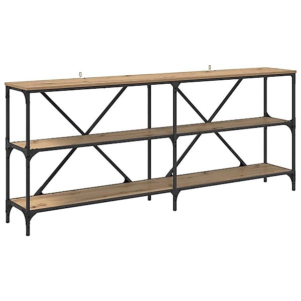 vidaXL Konsolentisch mit Regal Artisan-Eiche 180 x 30 x 75 cm 881906 günstig online kaufen