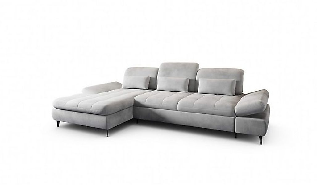 Hygger Möbelhaus Ecksofa NOLA Sofa L Form Incl. Arm und Kopfteilverstellung günstig online kaufen