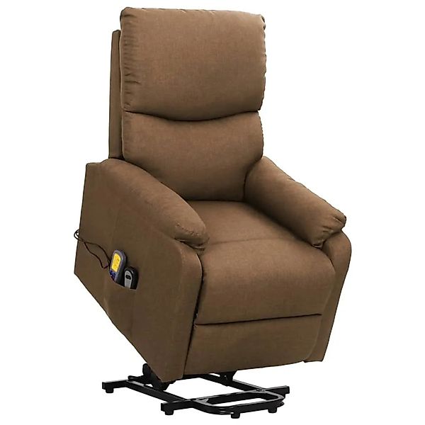 vidaXL Massagesessel mit Aufstehhilfe Taupe Stoff 329757 günstig online kaufen