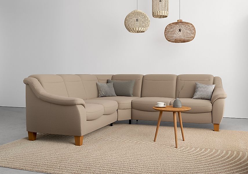 Home affaire Ecksofa Caldera L-Form, Federkern, günstig online kaufen
