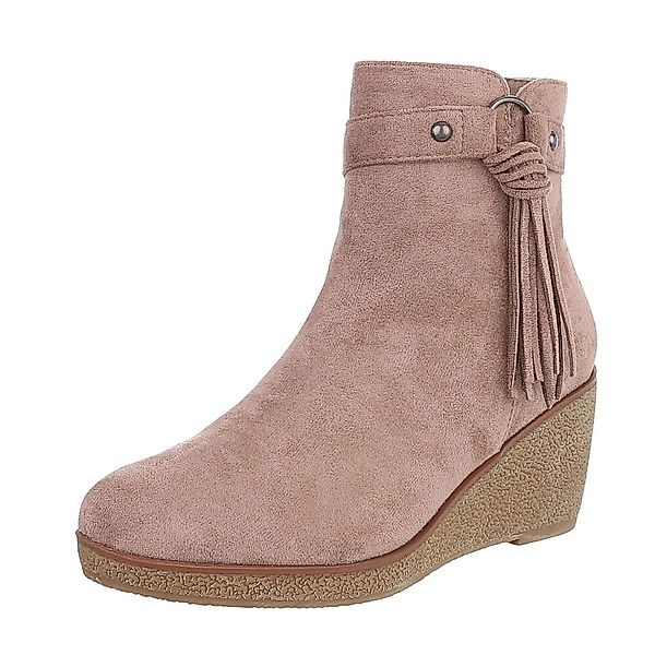 Ital-Design Damen Freizeit Keilstiefelette (87108704) Keilabsatz/Wedge günstig online kaufen