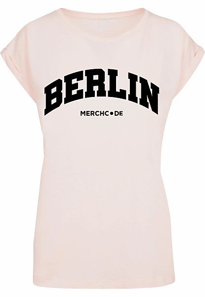 Merchcode T-Shirt "Merchcode Damen Ladies Berlin Wording - T-Shirt" 1 Stk. günstig online kaufen