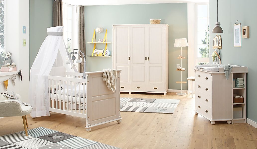 Lüttenhütt Babyzimmer-Komplettset ""Aimo", Landhausstil, stabile Qualität, günstig online kaufen