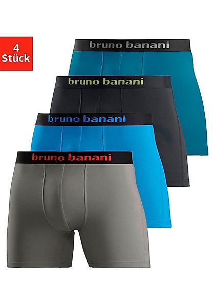 Bruno Banani Boxer "Boxershorts für Herren", (Packung, 4 St.), mit längerem günstig online kaufen