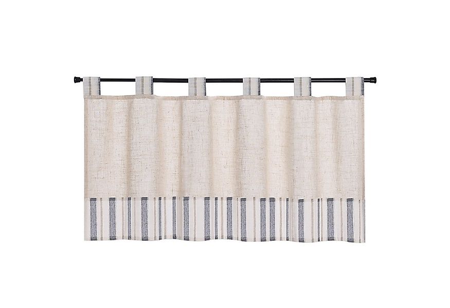 Joyswahl Scheibengardine (1 St), Schlaufen, halbtransparent, Leinenoptik Ku günstig online kaufen