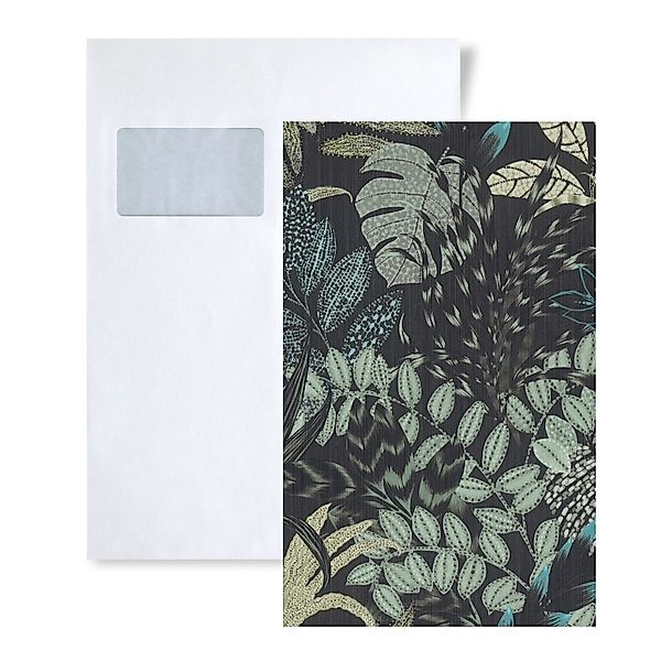 PROFHOME 1 MUSTERSTÜCK S-378603-GU DIN A4 MUSTER der Floral Tapete günstig online kaufen