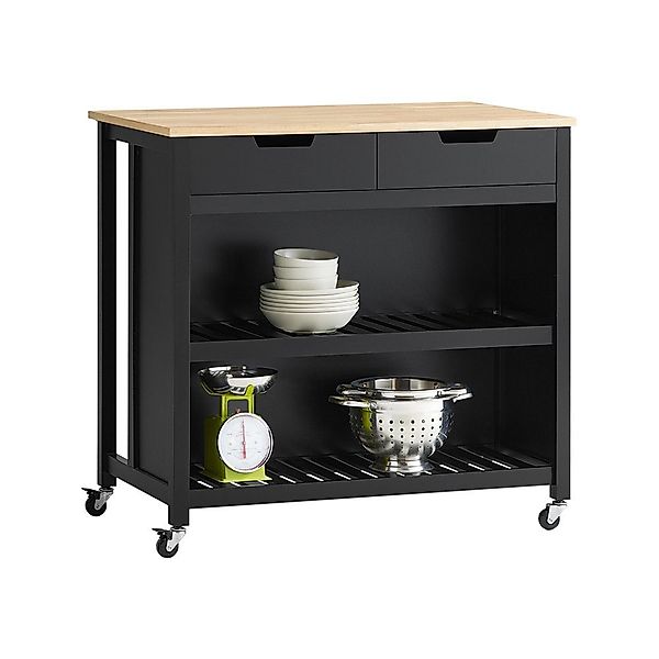 SoBuy Küchenwagen FKW74, Kücheninsel Sideboard Küchenschrank günstig online kaufen
