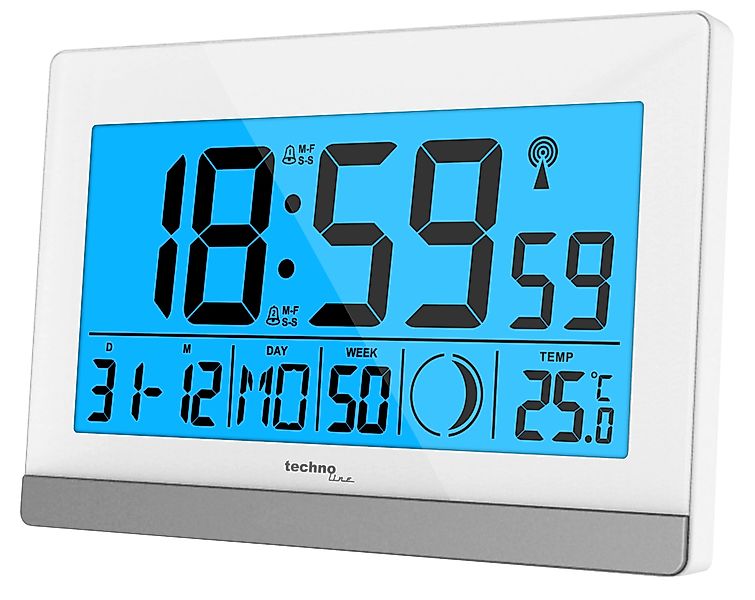 technoline Funkwecker WS 8056 mit 2 günstig online kaufen