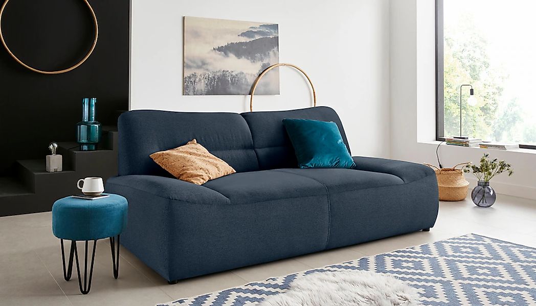 DOMO collection 2-Sitzer "Cesena modernes Sofa mit flachen Armlehnen, komfo günstig online kaufen