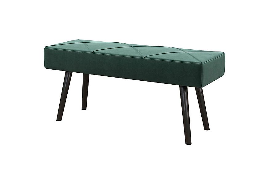 BlingBin Polsterbank Velvet Look Upholstered Bench, Bed Bench with X Patter günstig online kaufen