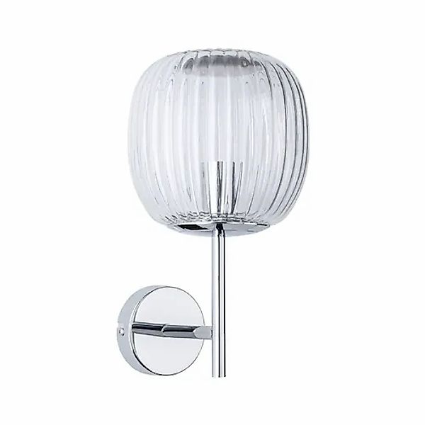 Paulmann Wandleuchte »Ruya IP44 E14 230V max. 20W Glas, Chrom«, 1 flammig, günstig online kaufen