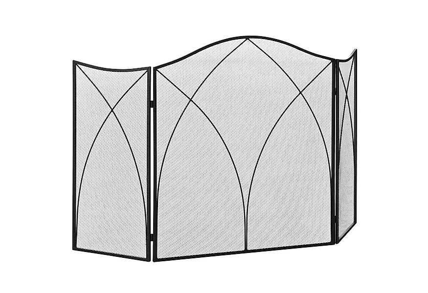 HOMCOM Kamingitter Klappbar, mit 3 Paneelen (Ofenschutzgitter, 1-tlg., Kami günstig online kaufen