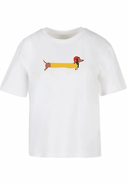 Merchcode T-Shirt "Merchcode Ladies Christmas Dog Tee" 1 Stk. günstig online kaufen
