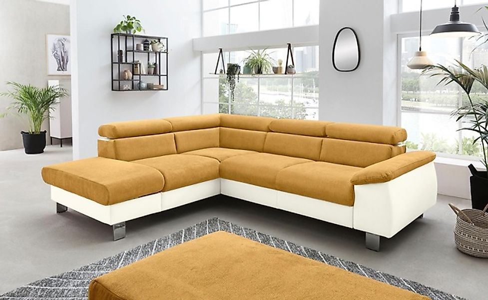 COTTA Polstergarnitur »Komaris L-Form, B: 249 bzw. 100 cm (Set: Ecksofa & H günstig online kaufen