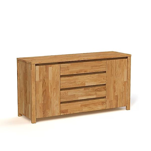 Sideboard 150 VOLO 2-T 4-Sk Holz massiv günstig online kaufen