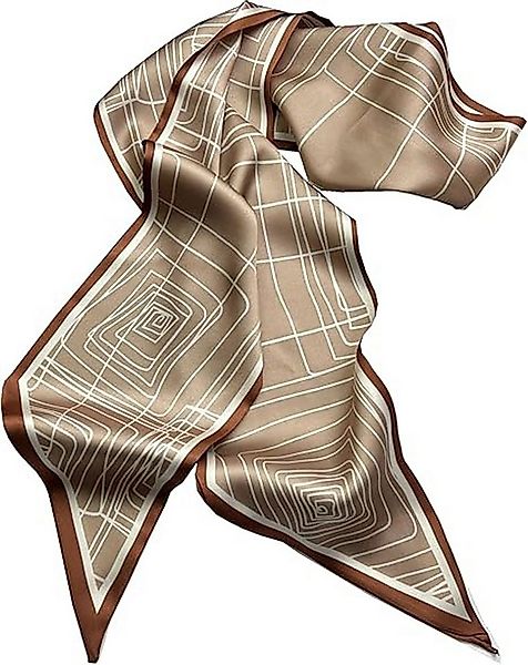Coonoor Seidenschal Satin Seidenschal Bandanas Haarschal 150 x 13 cm, für B günstig online kaufen