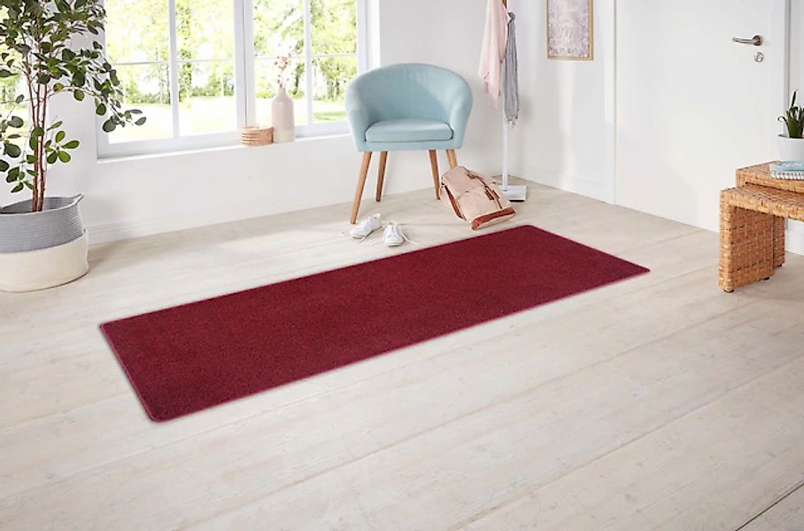 Hanse Home Exclusiv Läufer »Liberty«, rechteckig, 7 mm Höhe, Uni-Meliert, r günstig online kaufen
