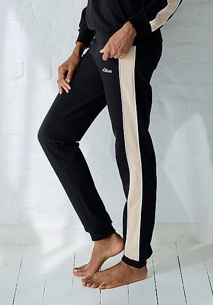 s.Oliver Sweathose mit Seitenstreifen und Pipings, günstig online kaufen