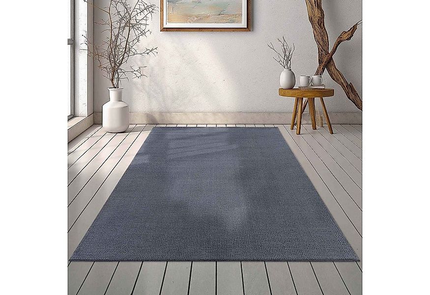 TaraCarpet Teppich Teppich Tiber in Hasenfelloptik uni Bubbels, rechteckig, günstig online kaufen