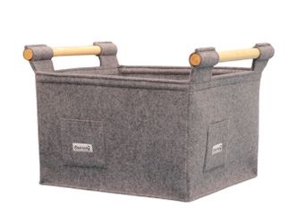 Stich-haltig Kaminholzkorb Filzkorb für Kaminholz mit günstig online kaufen