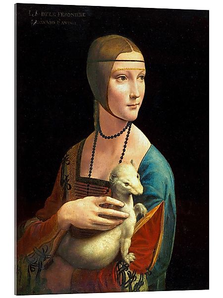 Posterlounge Poster Leonardo da Vinci, Dame günstig online kaufen