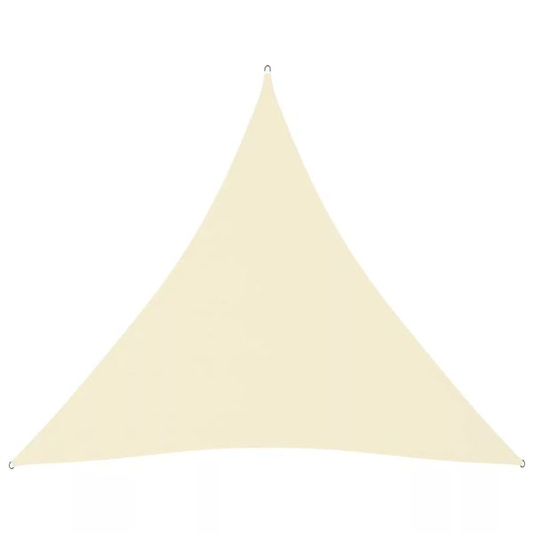 Sonnensegel Oxford-gewebe Dreieckig 3x3x3 M Creme günstig online kaufen