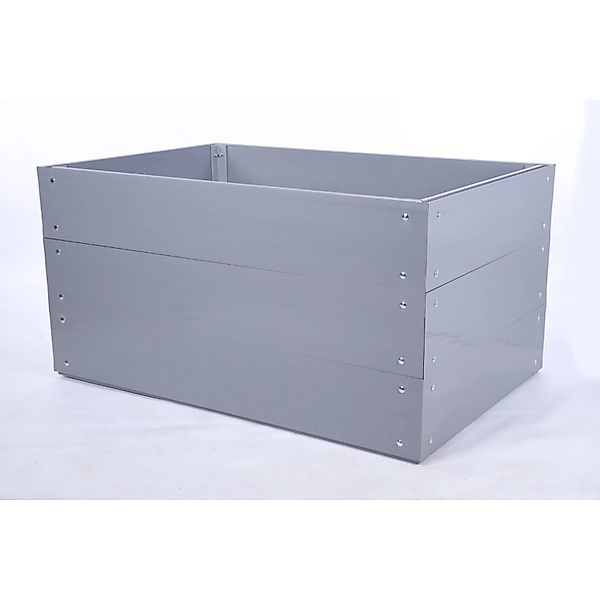 PROREGAL Hochbeete Growline Plast HxBxT 61x120x80cm 3 Ebenen Grau günstig online kaufen