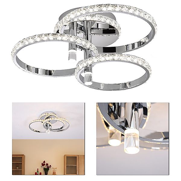 Home4Living LED Deckenleuchte Wohnzimmerlampe Deckenlampe 31W günstig online kaufen