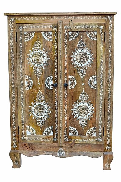 OTTO home Highboard "Gullaba" Kommode, Hand bemalt, Breite/Höhe 80/120 cm günstig online kaufen