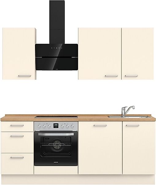 nobilia® Küchenzeile »"Touch II"« vormontiert, Ausrichtung wählbar, Breite günstig online kaufen