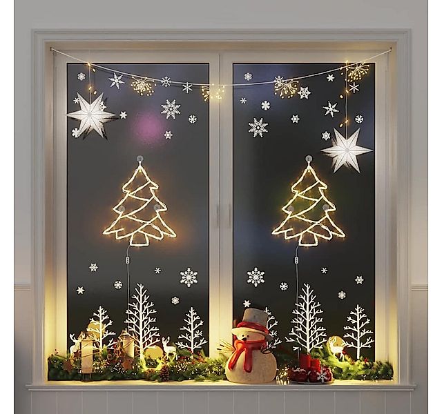 vidaXL Außen-Wandleuchte, Weihnachtsbeleuchtung Weihnachtsbaum-Silhouette 2 günstig online kaufen