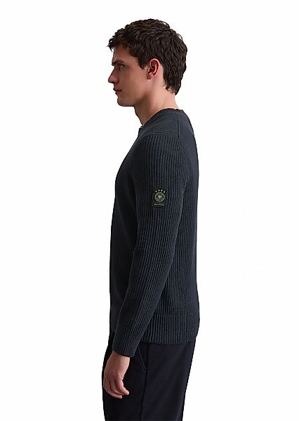 Marc O'Polo Rundhalspullover DFB Travel Collection aus reiner Bio-Baumwolle günstig online kaufen