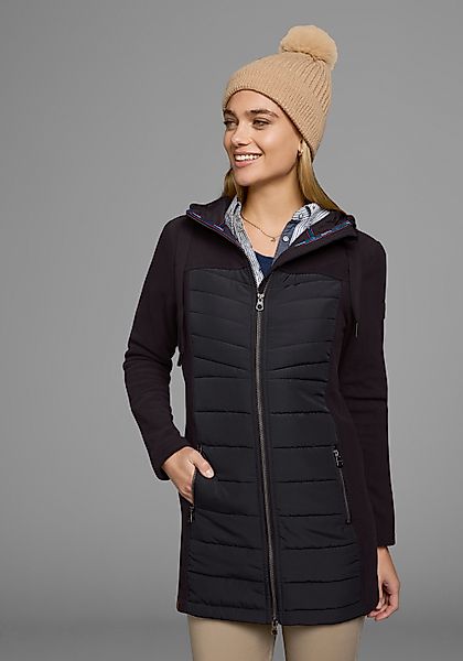 KangaROOS Langjacke mit Kapuze Hybridjacke - Fleecejacke mit wattierten Ber günstig online kaufen