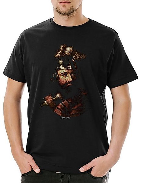 Urban Backwoods Print-Shirt William Wallace Herren T-Shirt King Schottland günstig online kaufen