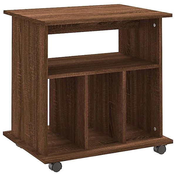 Vidaxl Rollschrank Braun Eichen-optik 60x45x60 Cm Holzwerkstoff günstig online kaufen