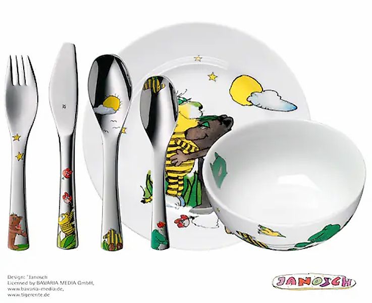 WMF Kindergeschirr-Set »Janosch«, (Set, 6 tlg.), ab 3 Jahren, spülmaschinen günstig online kaufen