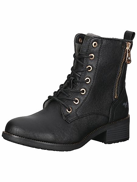 Mustang Shoes Schnürstiefelette "Mustang Shoes Stiefelette Lederimitat" günstig online kaufen