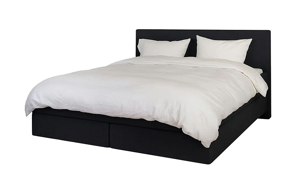 Boxspringbett 180x200 in dunkelgrau Elin ¦ grau ¦ Maße (cm): B: 180 H: 105 günstig online kaufen